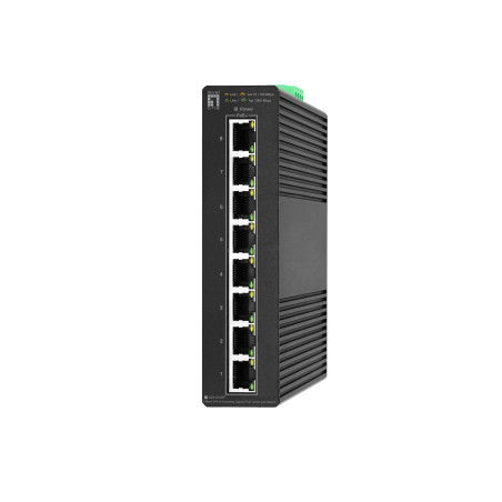 LevelOne IGS-2108P switch di rete Gestito L2 Gigabit Ethernet (10 100 1000) Supporto Power over Ethernet (PoE) Nero