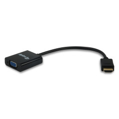 Equip 11903607 cavo e adattatore video HDMI tipo A (Standard) VGA (D-Sub) Nero