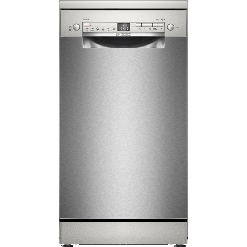 Bosch Serie 2 SPS2HKI58E Lavastoviglie da libera installazione 45 cm Acciaio Classe E