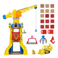 Rubble & Crew Bark Yard Crane Tower Playset