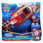 PAW Patrol Aqua Pups, Shark Vehicle trasformabile di Chase con action figure da collezione, giocattoli per bambini dai 3 anni