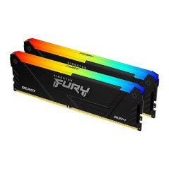 Kingston Technology FURY 32GB 2666MT s DDR4 CL16 DIMM (Kit da 2) Beast RGB