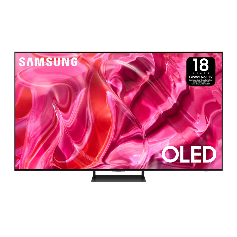 Samsung Series 9 TV QE77S90CATXZT OLED 4K, Smart TV 77" Processore Neural Quantum 4K, Dolby Atmos e OTS Lite, Titan Black 2023