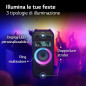 LG XBOOM XL7S, Party Speaker 250W, Woofer da 8'', Illuminazione, Karaoke, Maniglia, Black