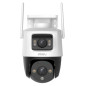 Imou Crusier DUAL 2K (3MP+3MP) Telecamera Wi-Fi Esterno Doppio Obiettivo, 360°PTZ Videocamera Sorveglianza Esterno con Visione