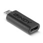 Lindy 41903 adattatore per inversione del genere dei cavi USB Type C USB Type Micro-B Nero