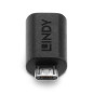 Lindy 41903 adattatore per inversione del genere dei cavi USB Type C USB Type Micro-B Nero