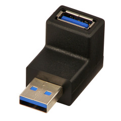 Lindy 71260 adattatore per inversione del genere dei cavi USB A Nero