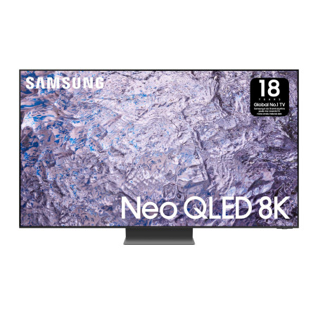 Samsung Series 8 TV QE75QN800CTXZT Neo QLED 8K, Smart TV 75" Processore Neural Quantum 8K, Dolby Atmos e OTS+, Titan Black 2023