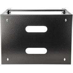 StarTech.com Staffa Rack 19" 8U a Parete - Profondità 35 cm Profilo Basso - Rack 19 pollici per Switch, Patch Panel, Server e