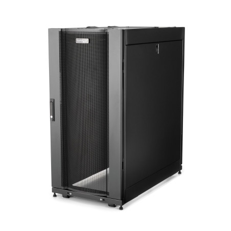 StarTech.com Armadio rack per server 25U - Profondità regolabile da 7-35" a 4 montanti con chiusura a chiave - Armadio mobile