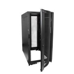 StarTech.com Armadio rack per server 25U - Profondità regolabile da 7-35" a 4 montanti con chiusura a chiave - Armadio mobile