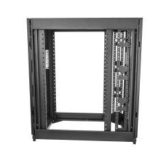 StarTech.com Armadio rack per server 25U - Profondità regolabile da 7-35" a 4 montanti con chiusura a chiave - Armadio mobile