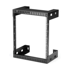 StarTech.com 12U 19" Rack di rete per montaggio a parete a 2 staffe - Rack a muro profondo 12" 30cm a telaio aperto. Rack per