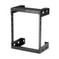 StarTech.com 12U 19" Rack di rete per montaggio a parete a 2 staffe - Rack a muro profondo 12"/30cm a telaio aperto. Rack per