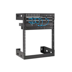 StarTech.com 12U 19" Rack di rete per montaggio a parete a 2 staffe - Rack a muro profondo 12" 30cm a telaio aperto. Rack per