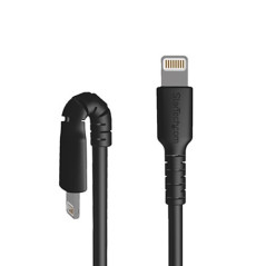 StarTech.com Cavo durevole da USB-C a Lightning da 1m nero - Cavo di alimentazione sincronizzazione in Fibra aramidica robusta