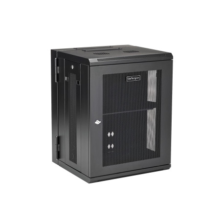 StarTech.com Armadio per Server Rack Montabile a Parete 15U - Armadio a Cerniera fino a 20" (50cm) di profondità