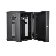 StarTech.com Armadio per Server Rack Montabile a Parete 15U - Armadio a Cerniera fino a 20" (50cm) di profondità