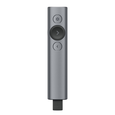 Logitech Spotlight puntatore wireless Bluetooth/RF Grigio