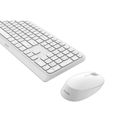 Philips 3000 series SPT6307W/34 tastiera Mouse incluso Universale RF Wireless QWERTY Inglese Bianco