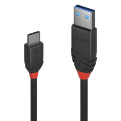 Lindy 36916 cavo USB USB 3.2 Gen 1 (3.1 Gen 1) 1 m USB A USB C Nero