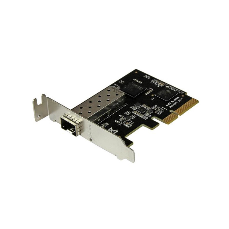 StarTech.com Scheda di Rete Ethernet PCI express a Fibra Ottica SFP+ - Adattatore PCIe x4 10Gb SFP+ NIC Gigabit Ethernet