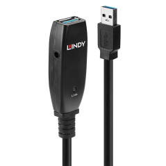 Lindy 43353 cavo USB USB 3.2 Gen 1 (3.1 Gen 1) 3 m USB A Nero