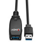 Lindy 43353 cavo USB USB 3.2 Gen 1 (3.1 Gen 1) 3 m USB A Nero