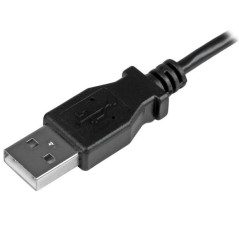 StarTech.com Cavo di ricarica e sincronizzazione micro USB da 1 m - USB-A a Micro B ad angolo sinistro - M M - 0,25mm²