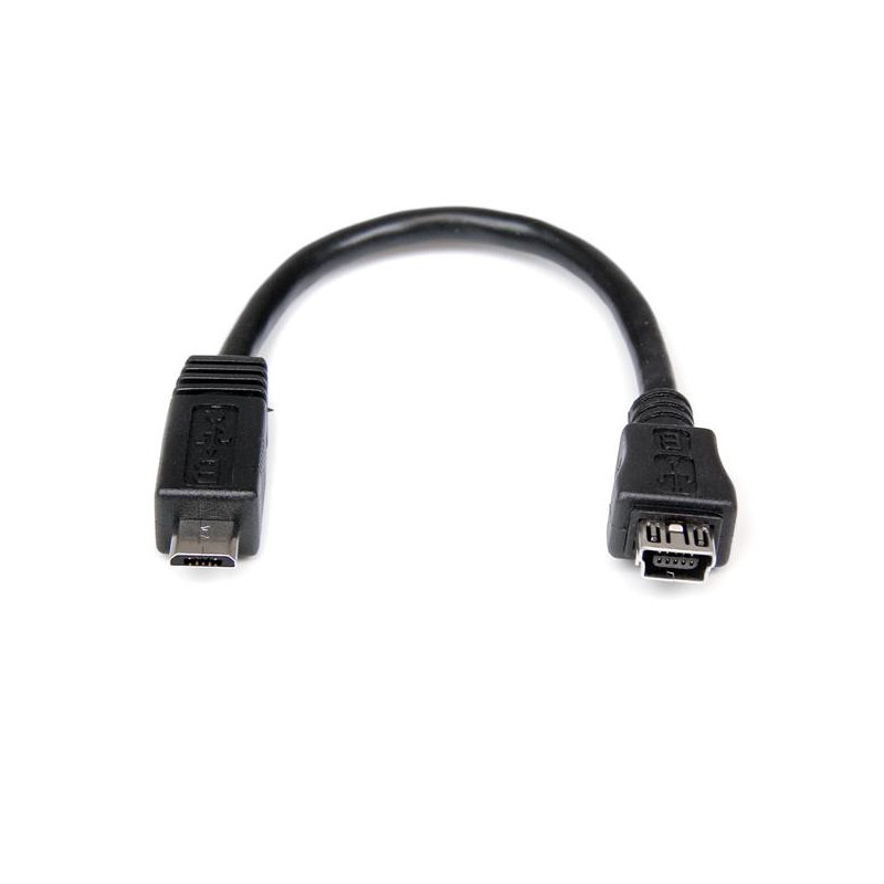 StarTech.com Cavo adattatore micro USB a mini USB 15 cm M/F