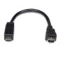 StarTech.com Cavo adattatore micro USB a mini USB 15 cm M/F