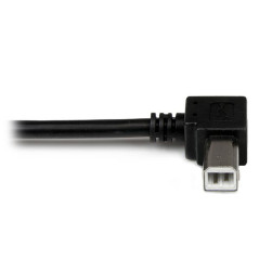 StarTech.com Cavo USB 2.0 A a B con angolare sinistro 3 m - M M