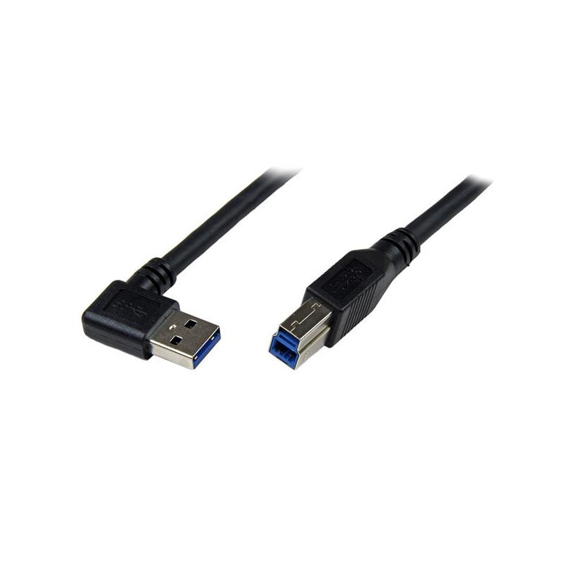 StarTech.com Cavo USB 3.0 SuperSpeed da 1 m nero - Angolare destro A a B - M/M