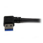 StarTech.com Cavo USB 3.0 SuperSpeed da 1 m nero - Angolare destro A a B - M/M