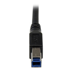 StarTech.com Cavo USB 3.0 SuperSpeed da 1 m nero - Angolare destro A a B - M M