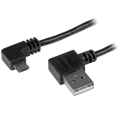 StarTech.com Cavo da Usb a micro USB con connettori ad angolo destro - M M da 2 m Nero