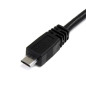 StarTech.com Cavo a doppia alimentazione per disco rigido esterno HDD a splitter Y - cavo dual USB A a micro B da 91cm