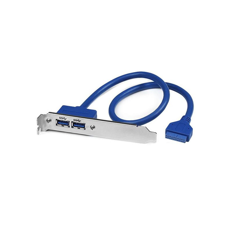 StarTech.com Adattatore piastra slot USB 3.0 A femmina 2 porte