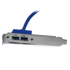 StarTech.com Adattatore piastra slot USB 3.0 A femmina 2 porte