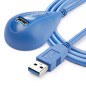 StarTech.com Cavo di estensione USB 3.0 SuperSpeed desktop da 1,5 m- A ad A M/F