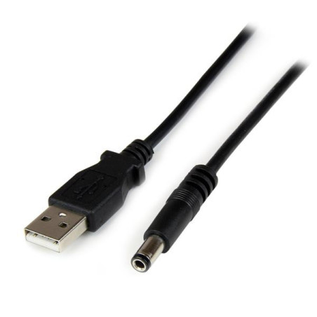 StarTech.com Cavo di alimentazione USB a barilotto tipo N 1 m 5 V CC - USB A a CC 5,5 mm