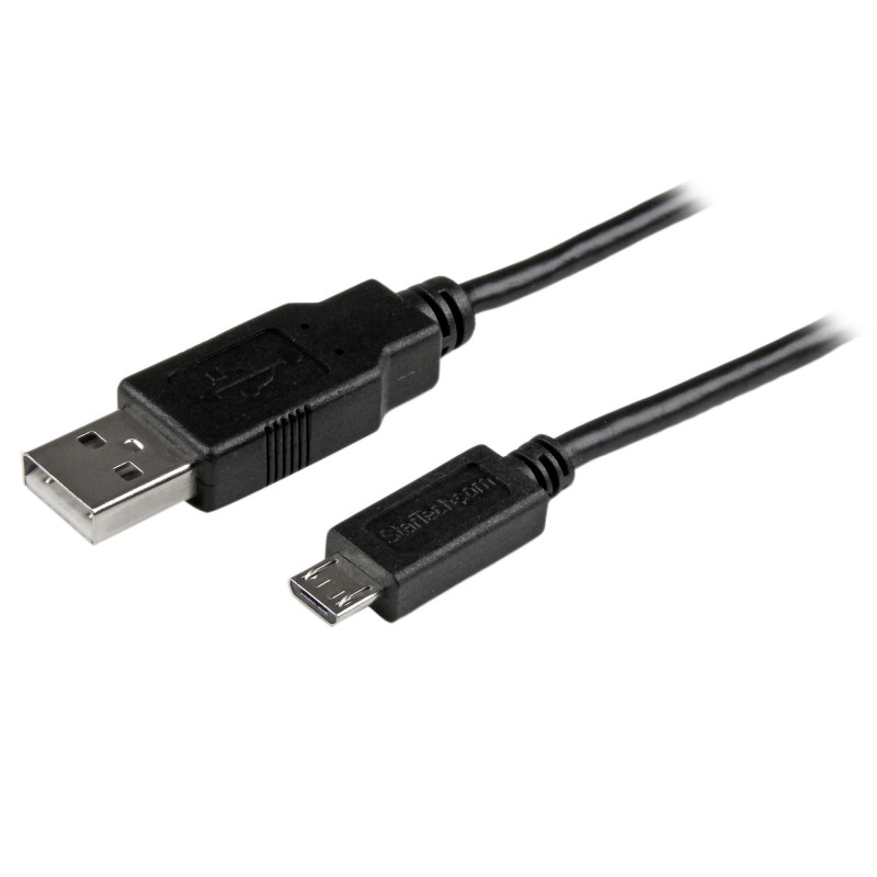 StarTech.com Cavo di sincronizzazione e di ricarica USB a Micro USB - Cavetto slim per Smartphone e Tablet A a Micro B da 1 m