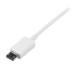 StarTech.com Cavo micro USB bianco 0,5 m - A a Micro B