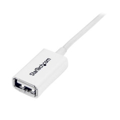 StarTech.com Cavo di prolunga USB 2.0 da 1 m A ad A - M F, colore bianco