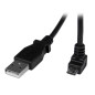 StarTech.com Cavo micro USB 2 m - A a Micro B angolare verso il basso