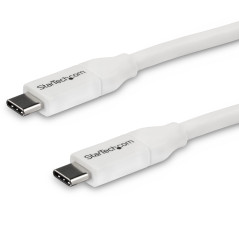 StarTech.com Cavo USB-C a USB-C 5A PD - M M - Bianco - 4m - USB 2.0 - Conforme USB-IF