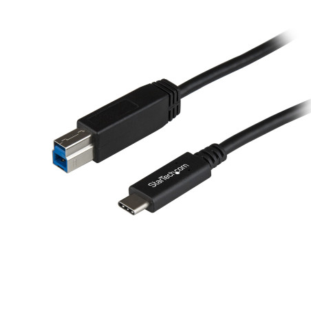 StarTech.com USB31CB1M cavo USB USB 3.2 Gen 2 (3.1 Gen 2) 1 m USB C USB B Nero