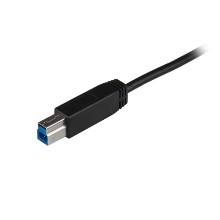 StarTech.com USB31CB1M cavo USB USB 3.2 Gen 2 (3.1 Gen 2) 1 m USB C USB B Nero