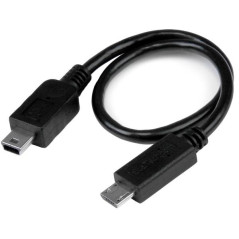 StarTech.com Cavo USB OTG - Micro USB a Mini USB - M M - 20cm